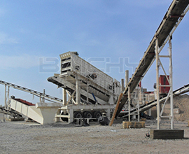 制砂機移動破碎站